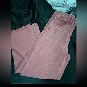 PINK wide leg jeans